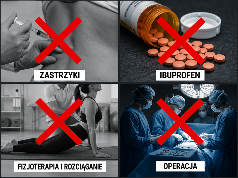 Przekreślone tradycyjne rozwiązania